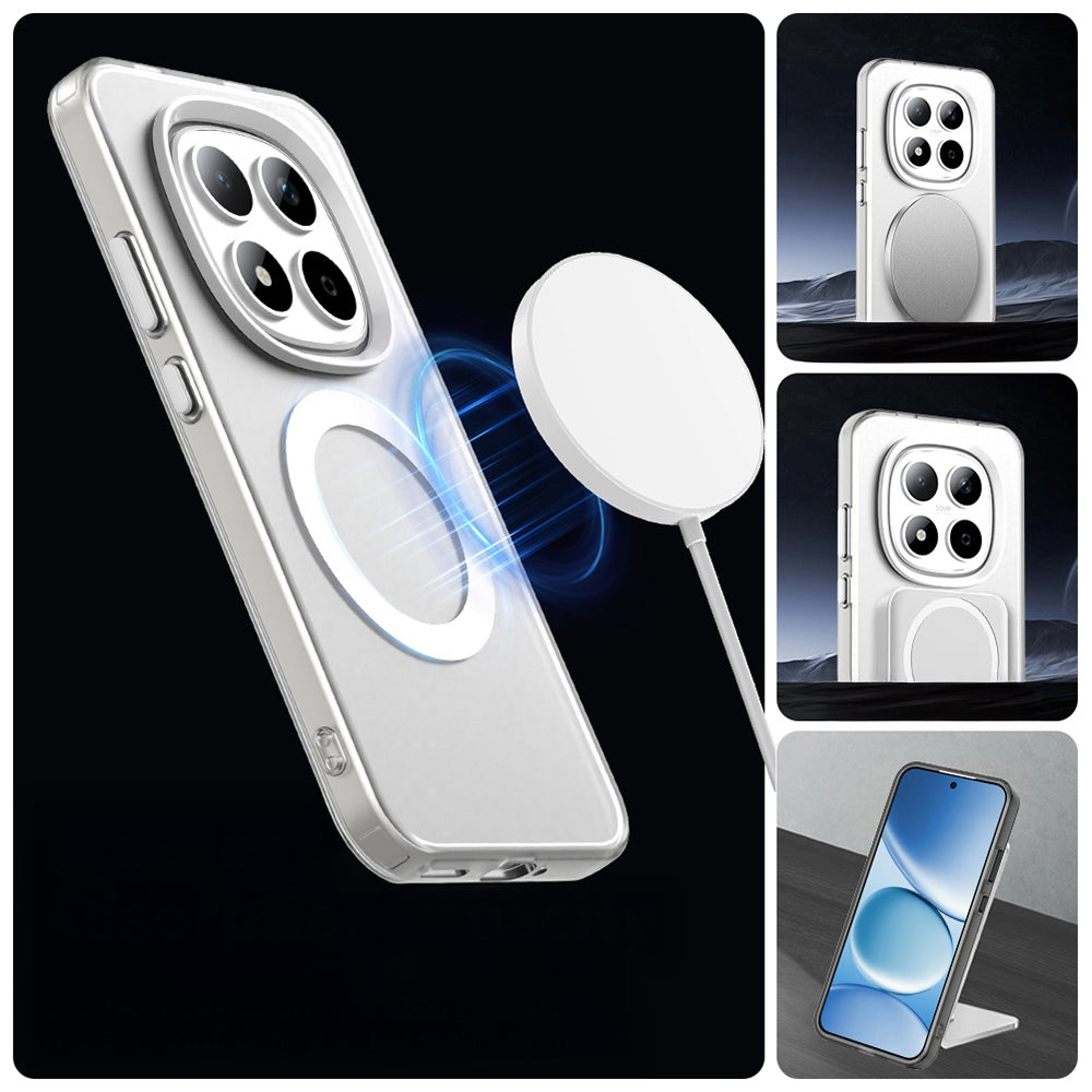 Handyhülle für Xiaomi Redmi Note 15 Pro 5G, Techsuit CandyCase MagSafe, Weiß