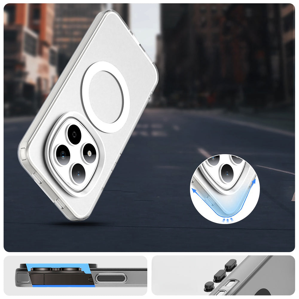 Handyhülle für Xiaomi Redmi Note 15 Pro 5G, Techsuit CandyCase MagSafe, Weiß