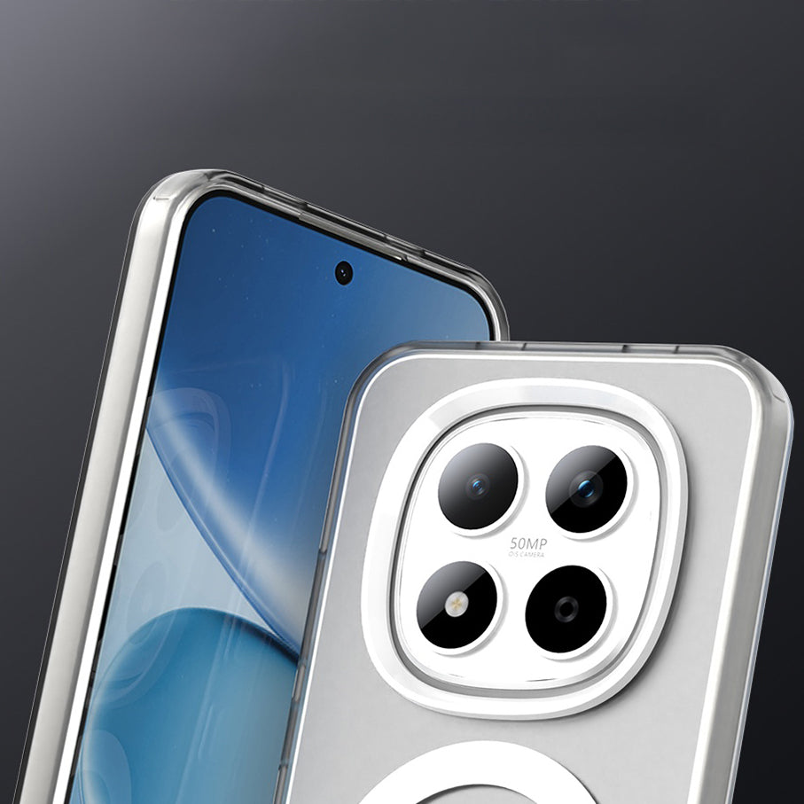 Handyhülle für Xiaomi Redmi Note 15 Pro 5G, Techsuit CandyCase MagSafe, Weiß
