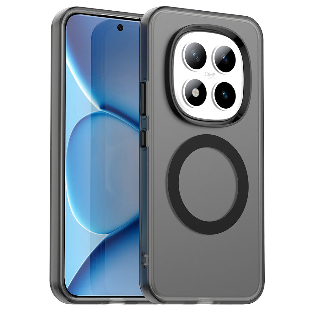 Handyhülle für Xiaomi Redmi Note 15 Pro Plus 5G / POCO M8 Pro 5G, Techsuit CandyCase MagSafe, Schwarz