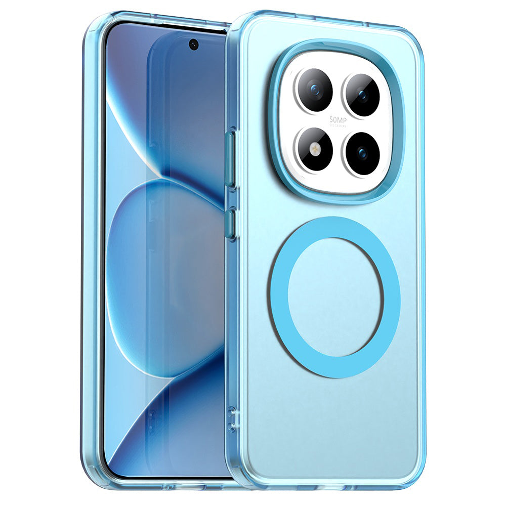 Handyhülle für Xiaomi Redmi Note 15 Pro Plus 5G / POCO M8 Pro 5G, Techsuit CandyCase MagSafe, Blau