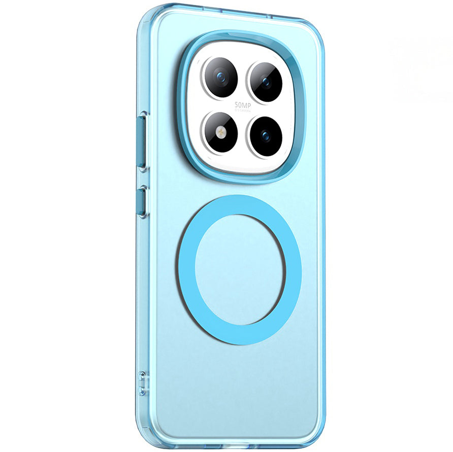 Handyhülle für Xiaomi Redmi Note 15 Pro Plus 5G / POCO M8 Pro 5G, Techsuit CandyCase MagSafe, Blau