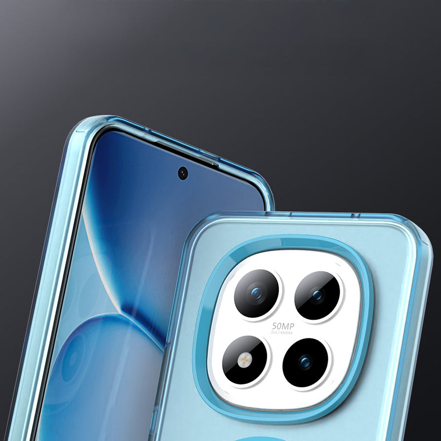 Handyhülle für Xiaomi Redmi Note 15 Pro Plus 5G / POCO M8 Pro 5G, Techsuit CandyCase MagSafe, Blau