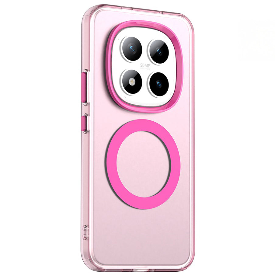 Handyhülle für Xiaomi Redmi Note 15 Pro Plus 5G / POCO M8 Pro 5G, Techsuit CandyCase MagSafe, Rosa