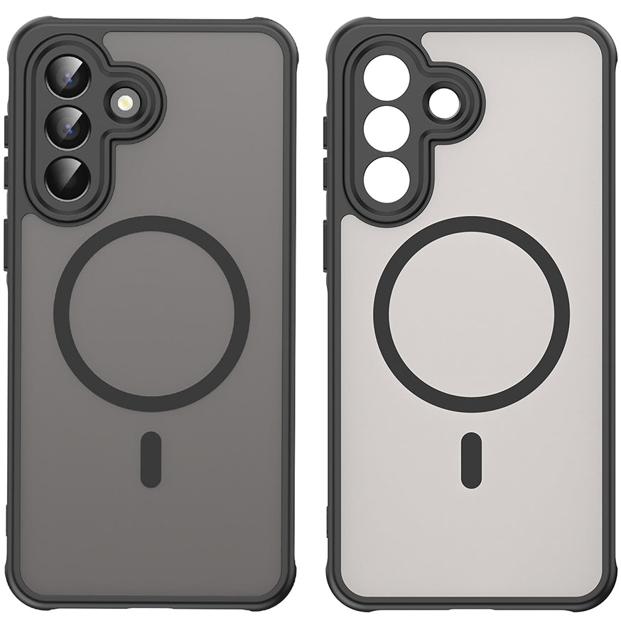 Handyhülle für Galaxy A57 5G, Techsuit HaloFrost II MagSafe, Schwarz