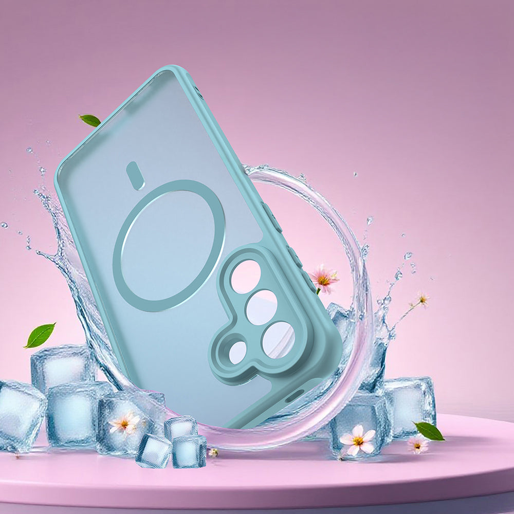 Handyhülle für Galaxy A57 5G, Techsuit HaloFrost II MagSafe, Minzfarben