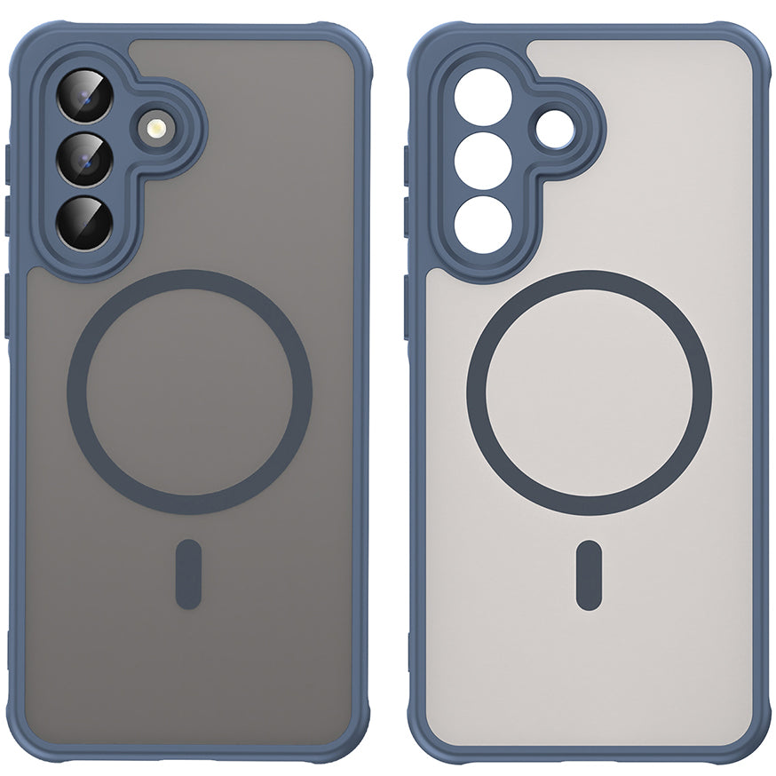 Handyhülle für Galaxy A57 5G, Techsuit HaloFrost II MagSafe, Dunkelblau