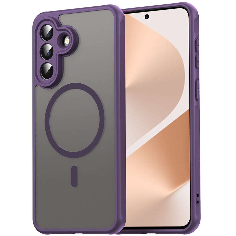 Handyhülle für Galaxy A57 5G, Techsuit HaloFrost II MagSafe, Violett