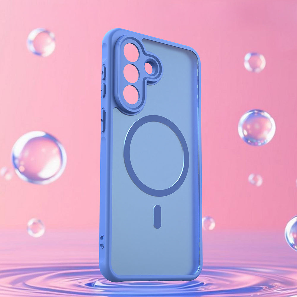 Handyhülle für Galaxy A57 5G, Techsuit HaloFrost II MagSafe, Hellblau
