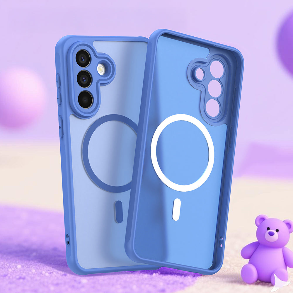 Handyhülle für Galaxy A57 5G, Techsuit HaloFrost II MagSafe, Hellblau