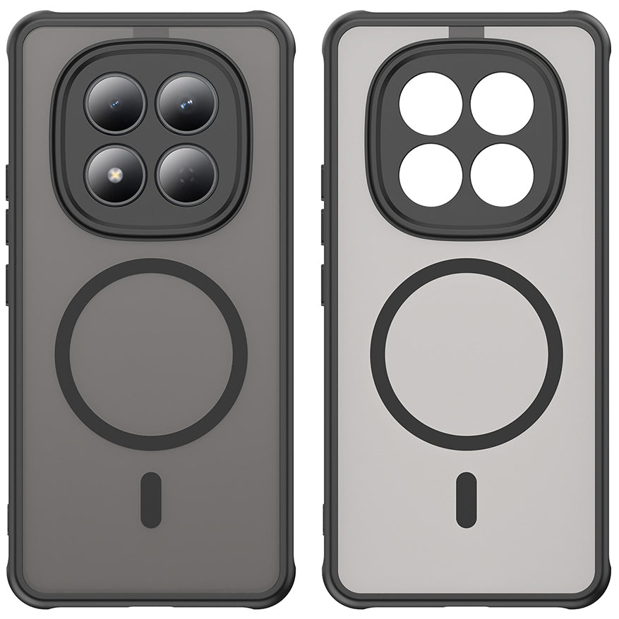 Handyhülle für Xiaomi Redmi Note 15 Pro 4G, Techsuit HaloFrost II MagSafe, Schwarz