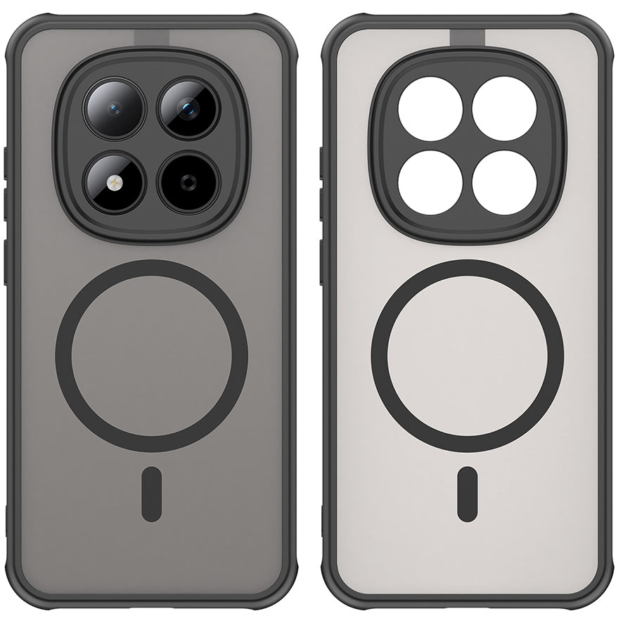 Handyhülle für Xiaomi Redmi Note 15 Pro 5G, Techsuit HaloFrost II MagSafe, Schwarz