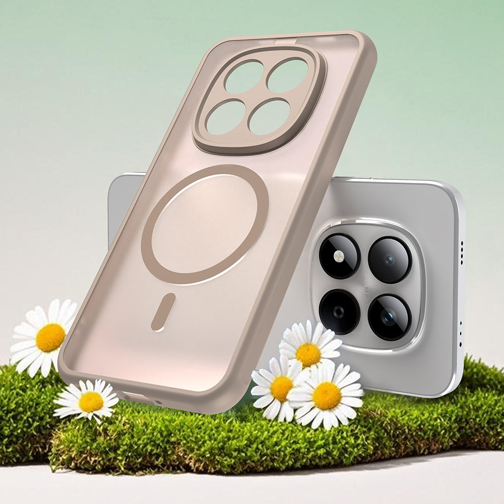 Handyhülle für Xiaomi Redmi Note 15 Pro 5G, Techsuit HaloFrost II MagSafe, Golden