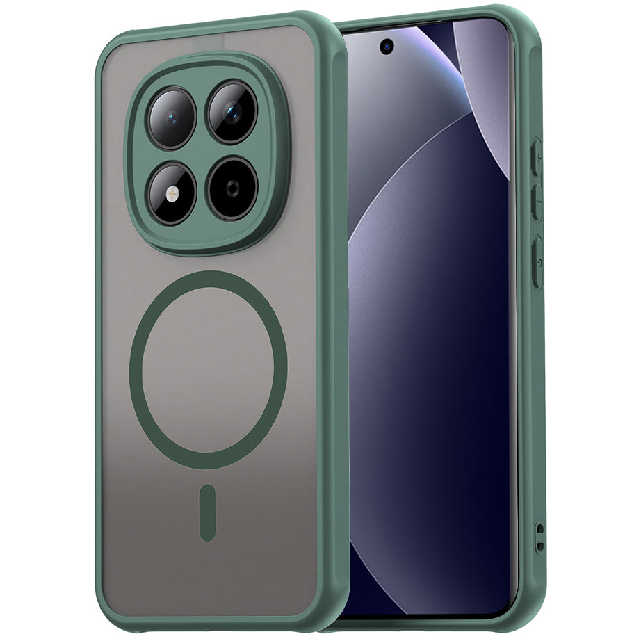Handyhülle für Xiaomi Redmi Note 15 Pro 5G, Techsuit HaloFrost II MagSafe, Grün