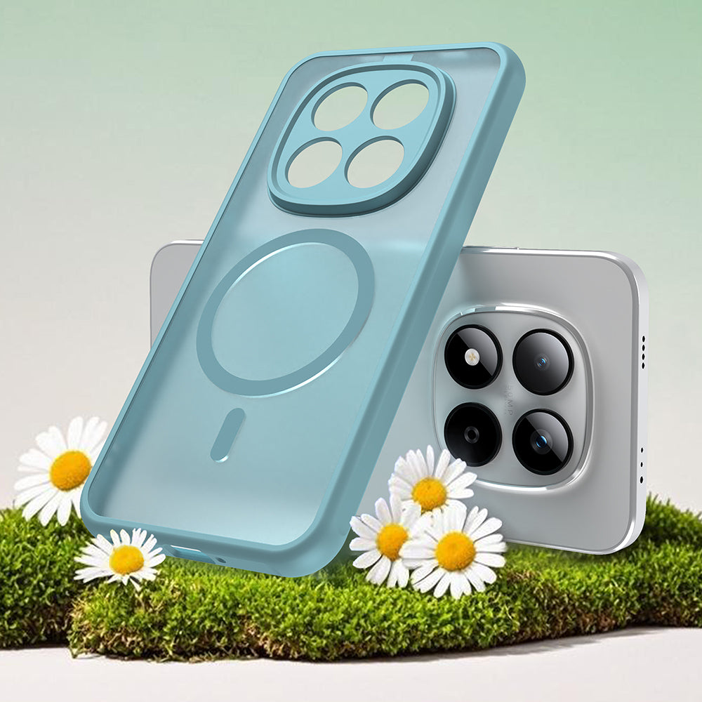 Handyhülle für Xiaomi Redmi Note 15 Pro 5G, Techsuit HaloFrost II MagSafe, Minzfarben