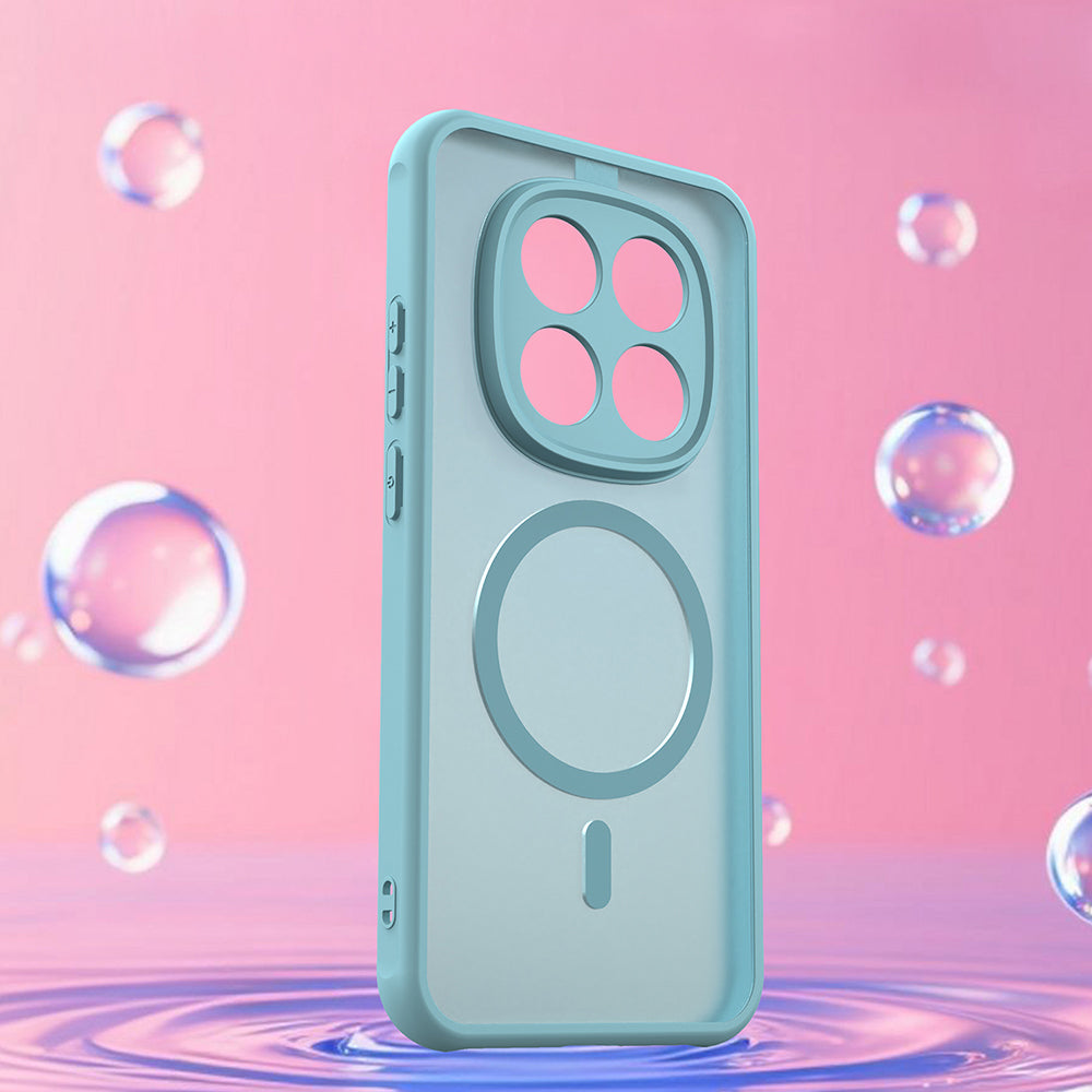 Handyhülle für Xiaomi Redmi Note 15 Pro 5G, Techsuit HaloFrost II MagSafe, Minzfarben