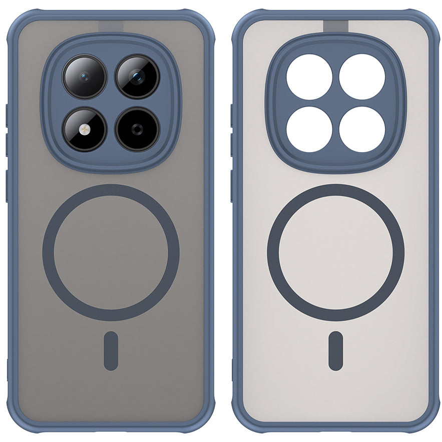 Handyhülle für Xiaomi Redmi Note 15 Pro 5G, Techsuit HaloFrost II MagSafe, Dunkelblau