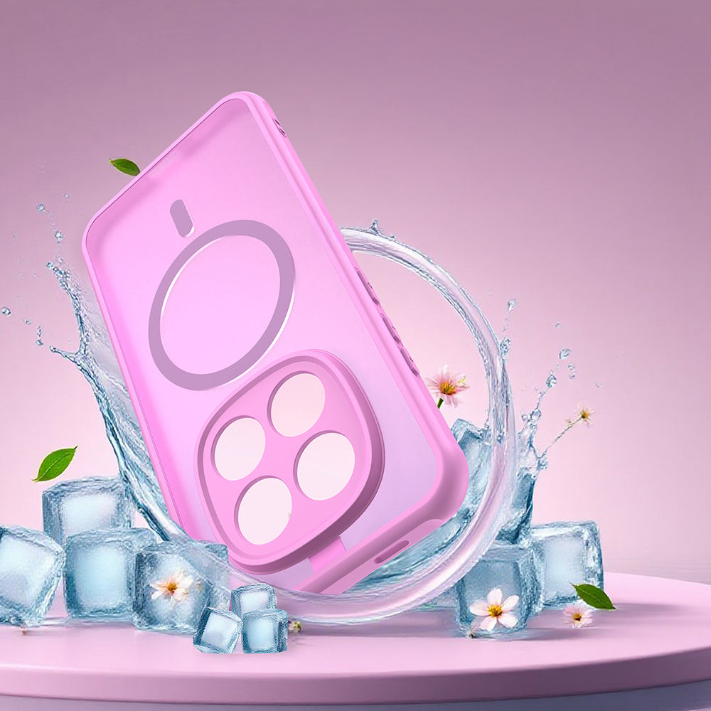 Handyhülle für Xiaomi Redmi Note 15 Pro 5G, Techsuit HaloFrost II MagSafe, Rosa