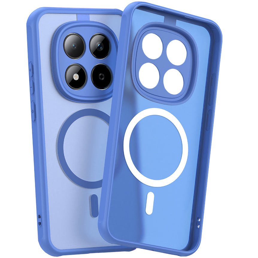 Handyhülle für Xiaomi Redmi Note 15 Pro 5G, Techsuit HaloFrost II MagSafe, Hellblau
