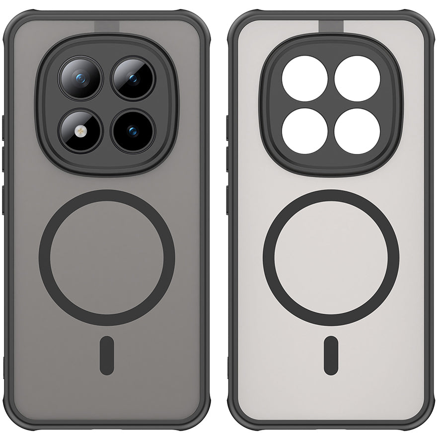 Handyhülle für Xiaomi Redmi Note 15 Pro Plus 5G / POCO M8 Pro 5G, Techsuit HaloFrost II MagSafe, Schwarz