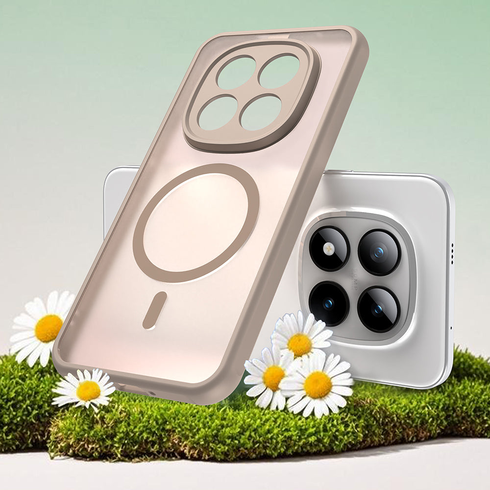 Handyhülle für Xiaomi Redmi Note 15 Pro Plus 5G / POCO M8 Pro 5G, Techsuit HaloFrost II MagSafe, Golden