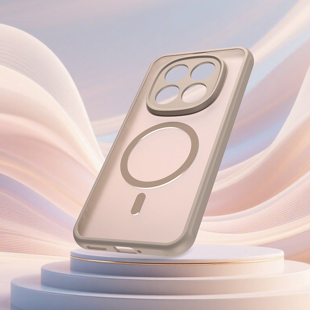 Handyhülle für Xiaomi Redmi Note 15 Pro Plus 5G / POCO M8 Pro 5G, Techsuit HaloFrost II MagSafe, Golden