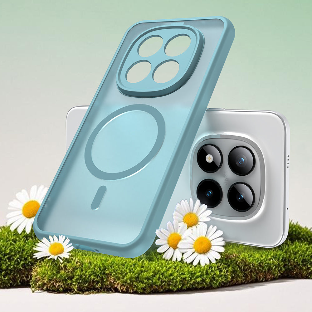Handyhülle für Xiaomi Redmi Note 15 Pro Plus 5G / POCO M8 Pro 5G, Techsuit HaloFrost II MagSafe, Minzfarben
