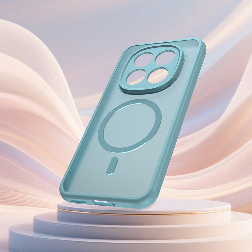Handyhülle für Xiaomi Redmi Note 15 Pro Plus 5G / POCO M8 Pro 5G, Techsuit HaloFrost II MagSafe, Minzfarben