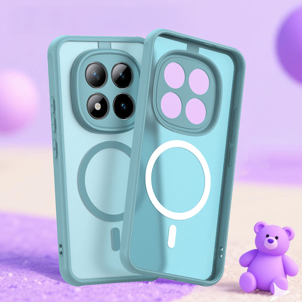 Handyhülle für Xiaomi Redmi Note 15 Pro Plus 5G / POCO M8 Pro 5G, Techsuit HaloFrost II MagSafe, Minzfarben