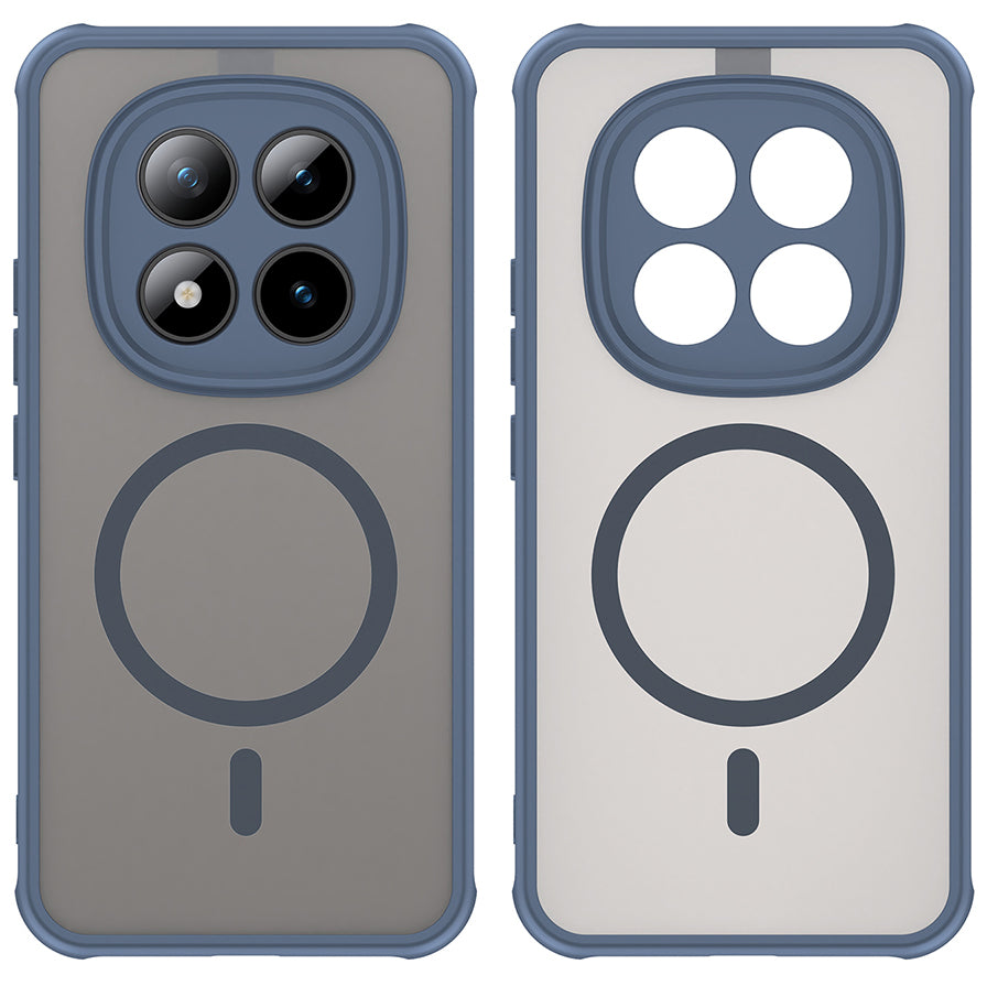 Handyhülle für Xiaomi Redmi Note 15 Pro Plus 5G / POCO M8 Pro 5G, Techsuit HaloFrost II MagSafe, Dunkelblau