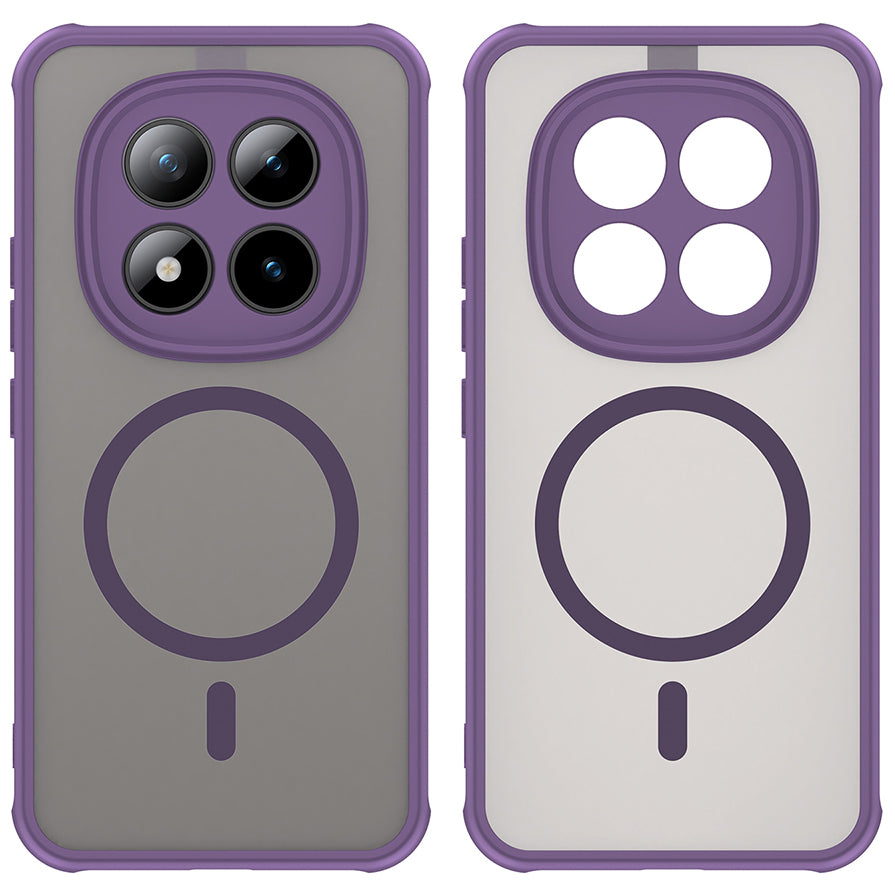Handyhülle für Xiaomi Redmi Note 15 Pro Plus 5G / POCO M8 Pro 5G, Techsuit HaloFrost II MagSafe, Violett