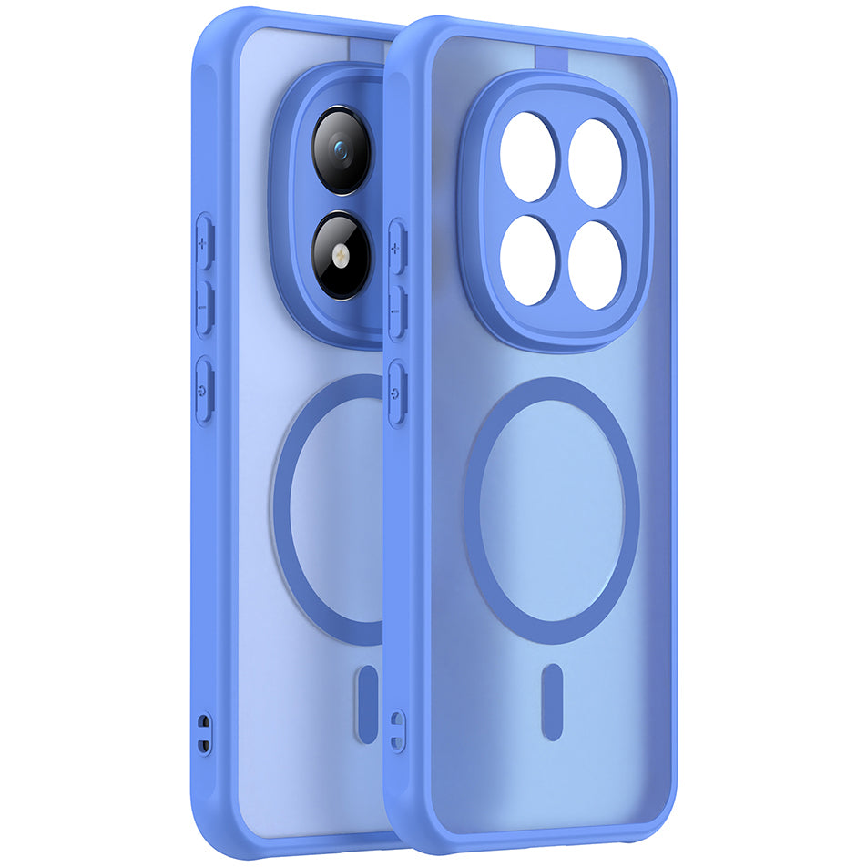 Handyhülle für Xiaomi Redmi Note 15 Pro Plus 5G / POCO M8 Pro 5G, Techsuit HaloFrost II MagSafe, Hellblau