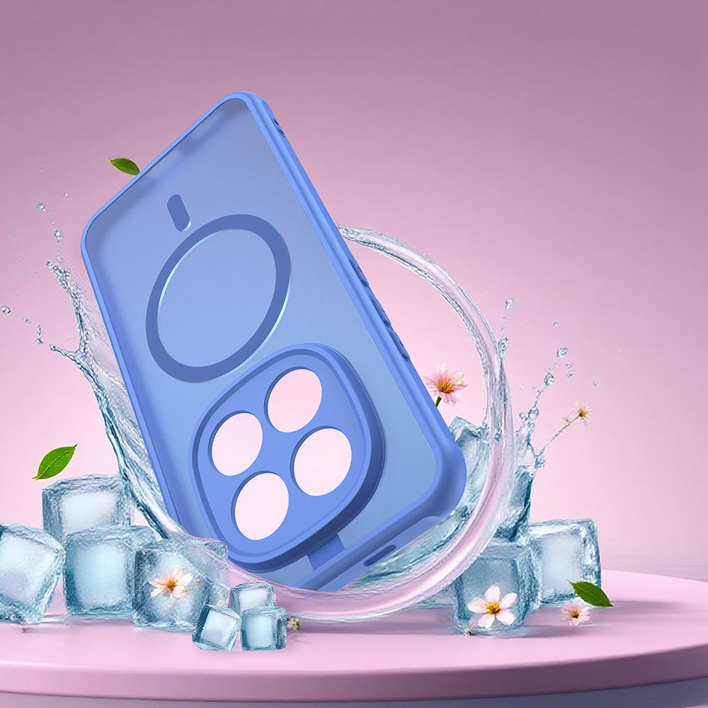 Handyhülle für Xiaomi Redmi Note 15 Pro Plus 5G / POCO M8 Pro 5G, Techsuit HaloFrost II MagSafe, Hellblau