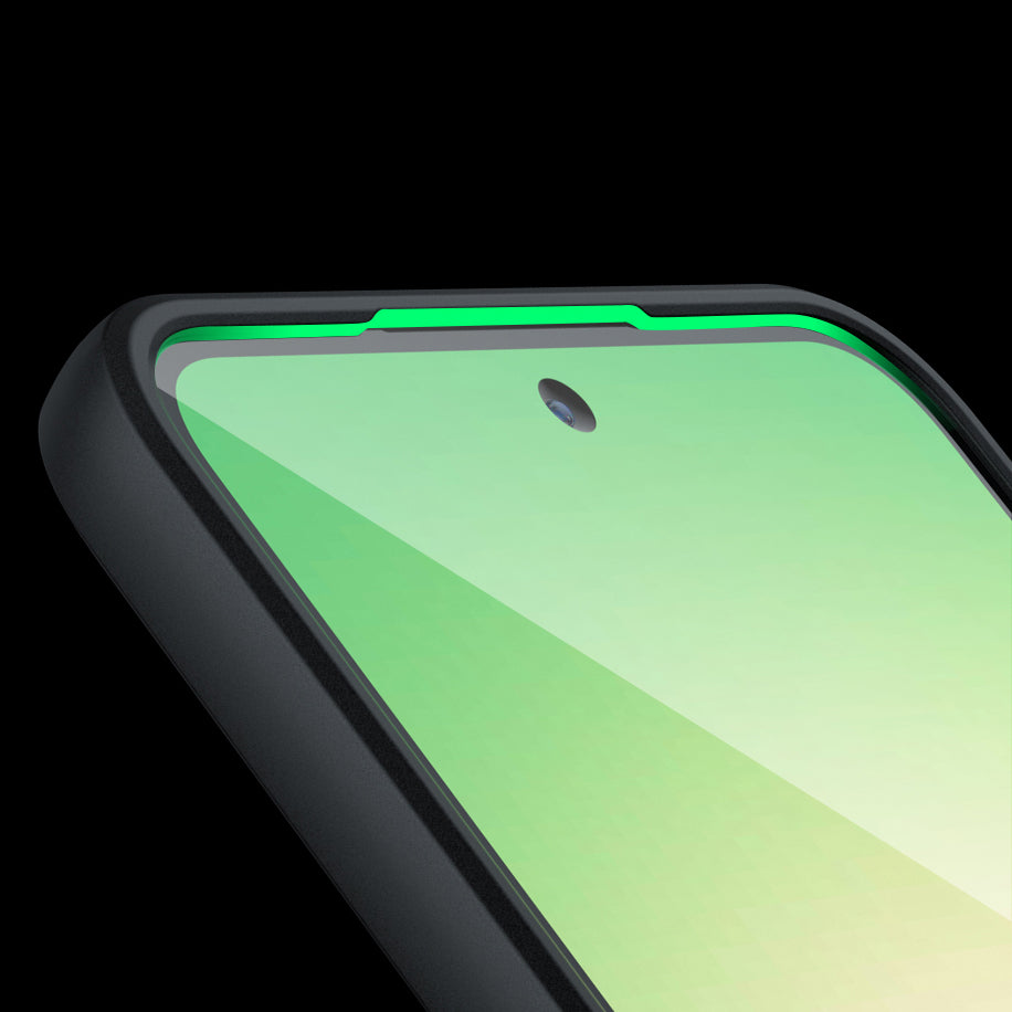 Handyhülle für Galaxy A57 5G, Techsuit PureFrost MagSafe, Durchscheinend mit schwarzen Rahmen