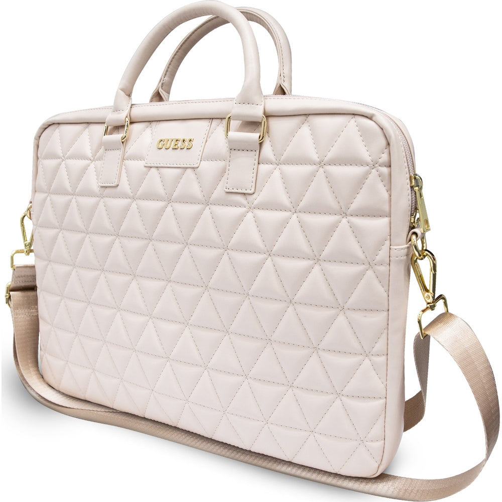 Tasche Guess Quilted Bag für Laptops 13'' / 14'' / 15'', Rosa