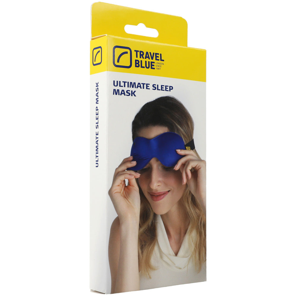 Augenmaske ohne Druck Travel Blue Ultimate Sleep Mask, Blau