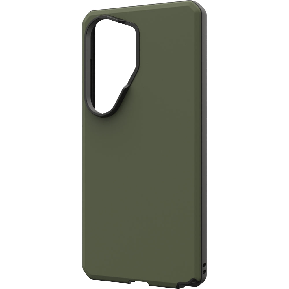 Gepanzerte Handyhülle für Galaxy S26 Ultra, Urban Armor Gear Civilian LT mit MagSafe, Olivgrün mit schwarzen Rahmen