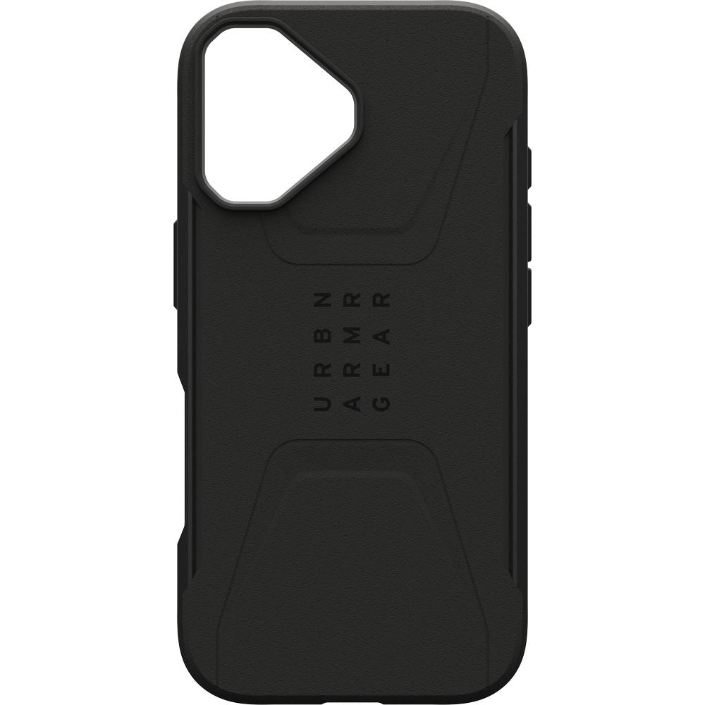 Handyhülle für iPhone 17, Urban Armor Gear Civilian Mag mit MagSafe, Schwarz