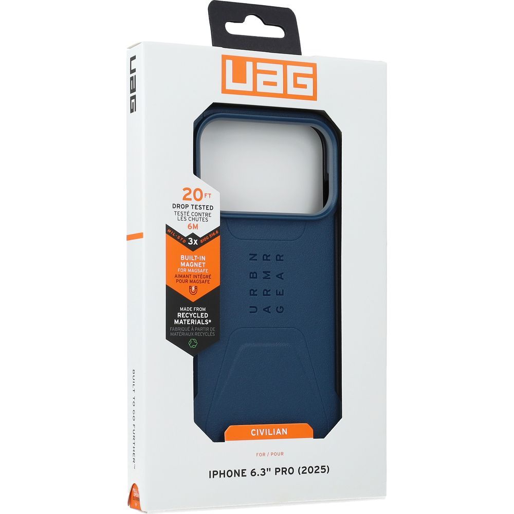 Handyhülle für iPhone 18 Pro / 17 Pro, UAG Civilian Mag mit MagSafe, Dunkelblau