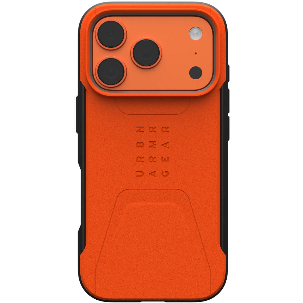 Handyhülle für iPhone 18 Pro / 17 Pro, UAG Civilian Mag mit MagSafe, Orange