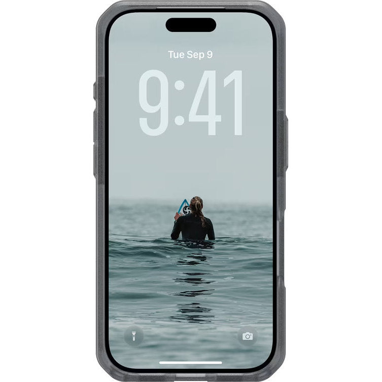 Handyhülle für iPhone 17 Pro, Urban Armor Gear Dot Magnetic mit MagSafe, Grau (6/12)