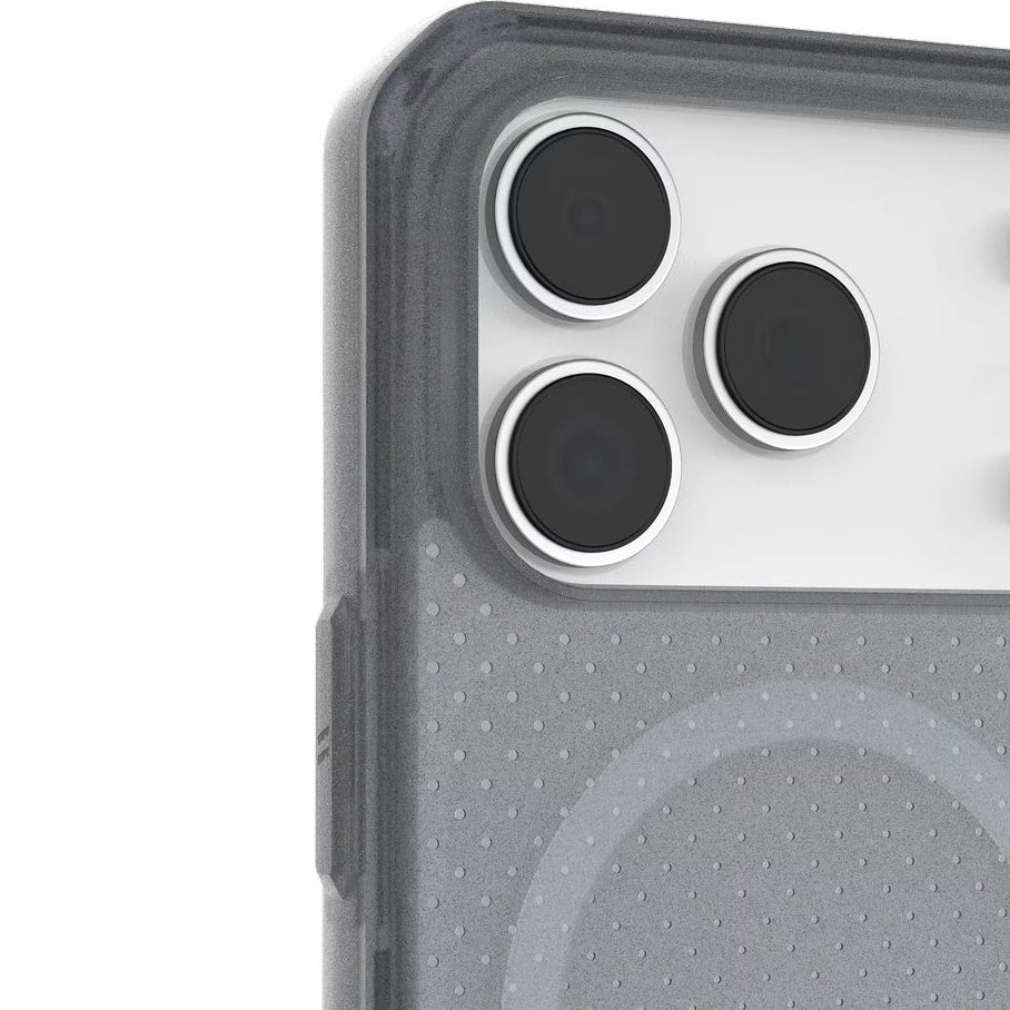Handyhülle für iPhone 17 Pro, Urban Armor Gear Dot Magnetic mit MagSafe, Grau (8/12)
