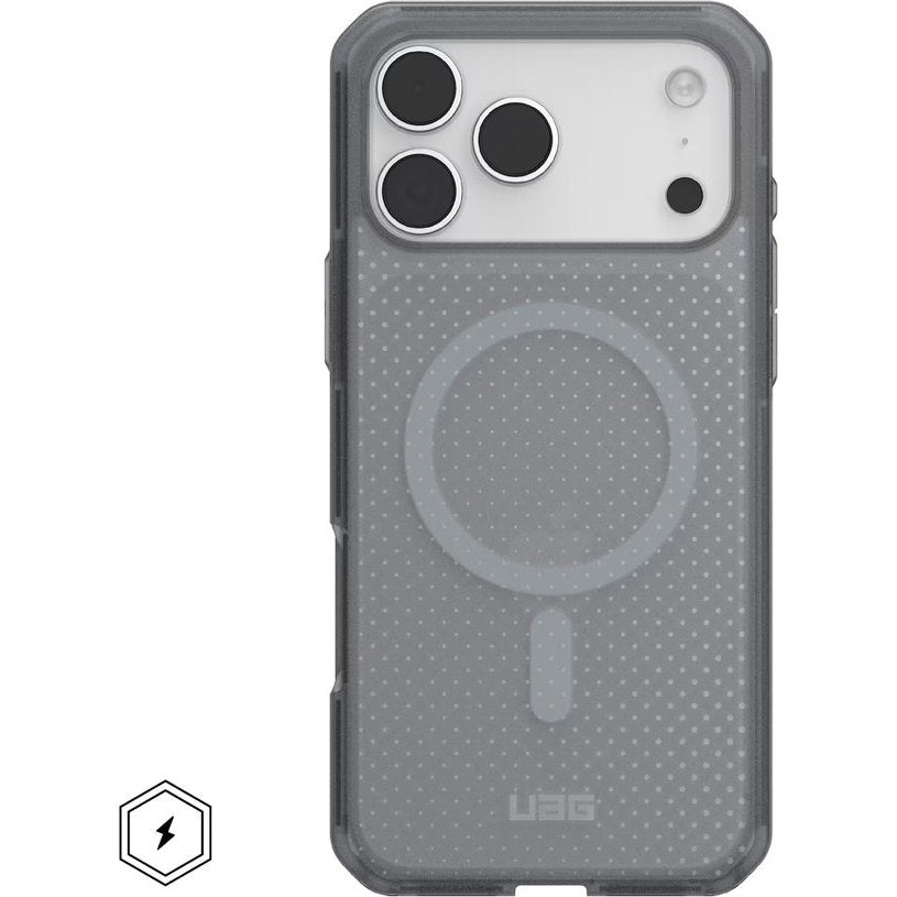 Handyhülle für iPhone 17 Pro Max, Urban Armor Gear Dot Magnetic mit MagSafe, Grau (5/12)