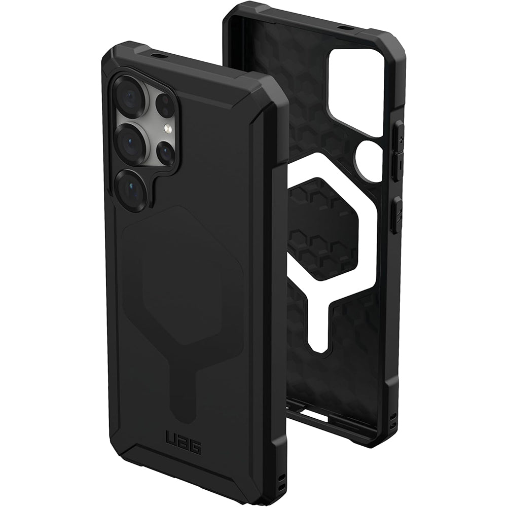 Handyhülle für Galaxy S25 Ultra, Urban Armor Gear Essential Armor Magnet, Schwarz