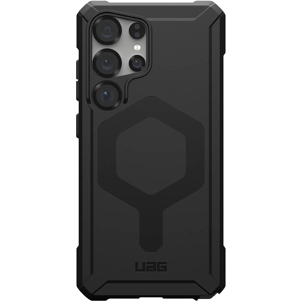 Handyhülle für Galaxy S25 Ultra, Urban Armor Gear Essential Armor Magnet, Schwarz