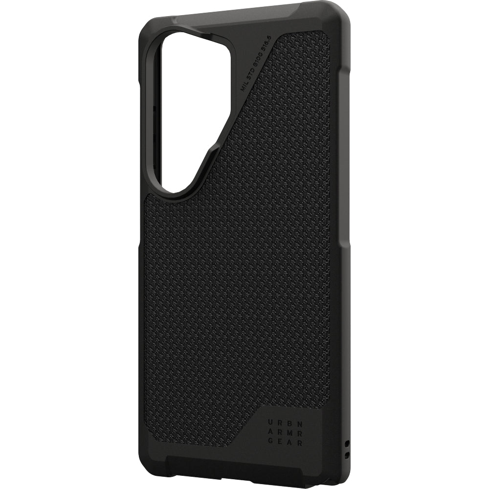 Handyhülle für Galaxy S26 Ultra, Urban Armor Gear Metropolis LT Magnet Kevlar, Schwarz mit Kevlar