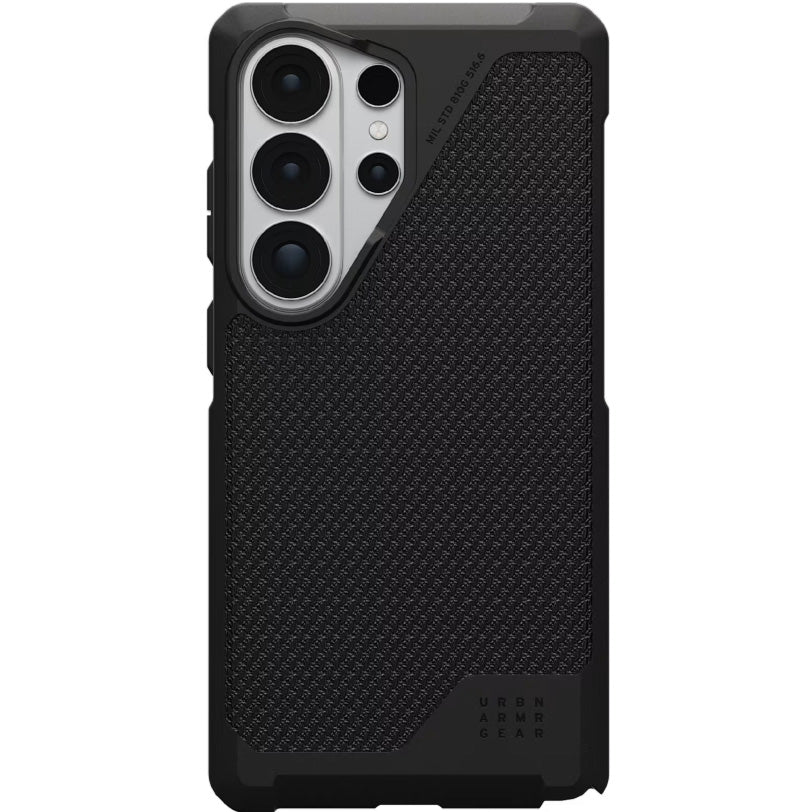Handyhülle für Galaxy S26 Ultra, Urban Armor Gear Metropolis LT Magnet Kevlar, Schwarz mit Kevlar
