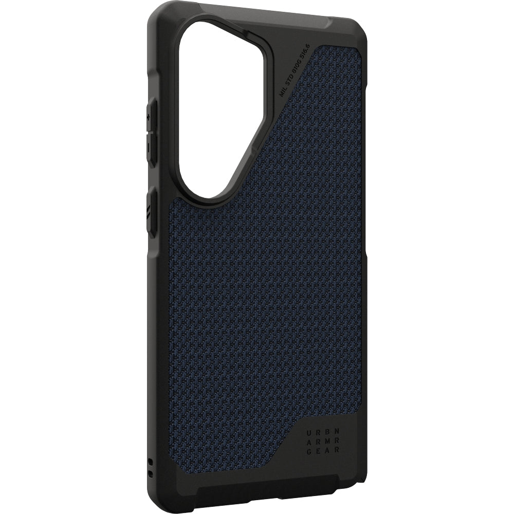 Handyhülle für Galaxy S26 Ultra, Urban Armor Gear Metropolis LT Magnet Kevlar, Marineblau mit Kevlar