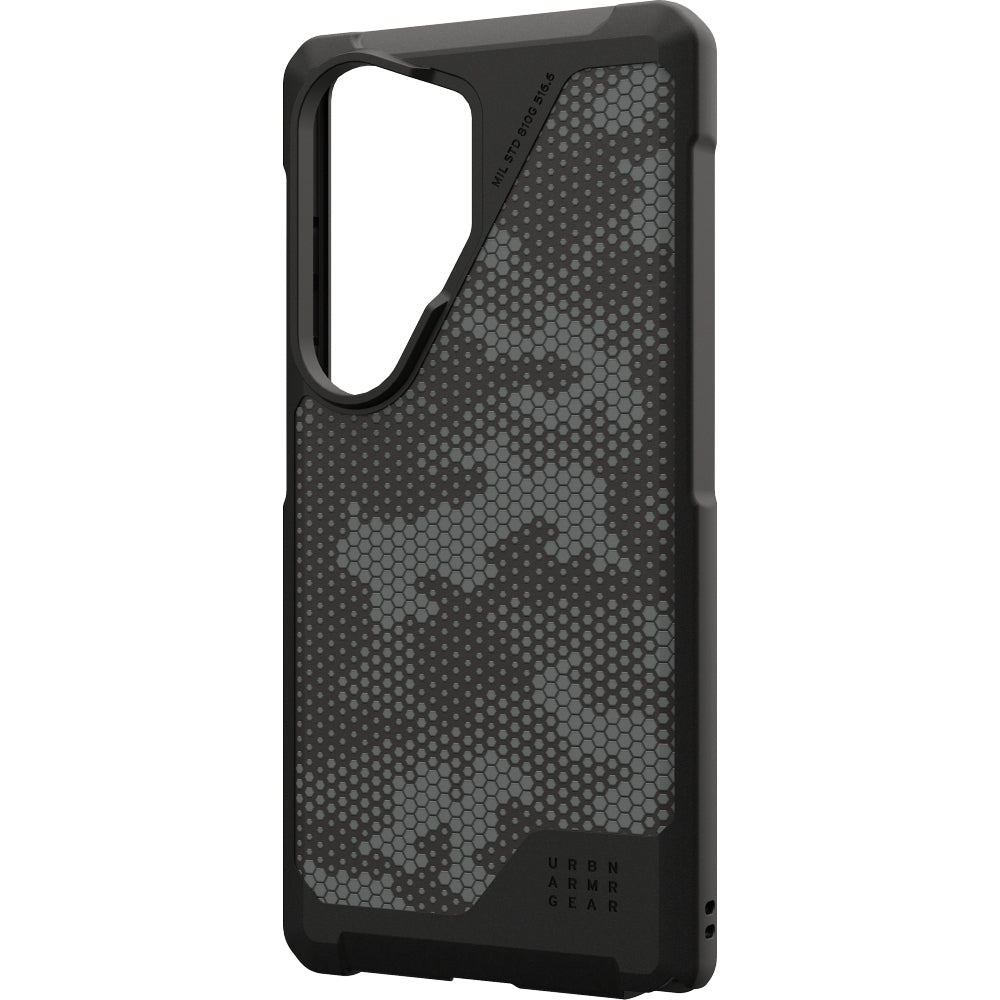 Handyhülle für Galaxy S26 Ultra, Urban Armor Gear Metropolis LT Micro Hex, Grau-Schwarz