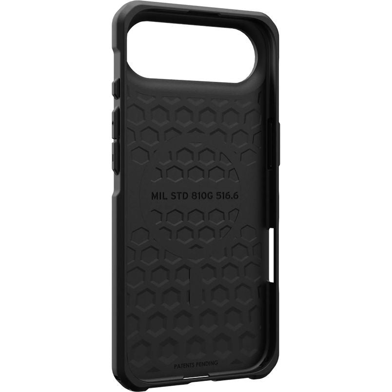 Handyhülle für iPhone Air, Urban Armor Gear Metropolis LT Mag mit MagSafe, Schwarz mit Kevlar